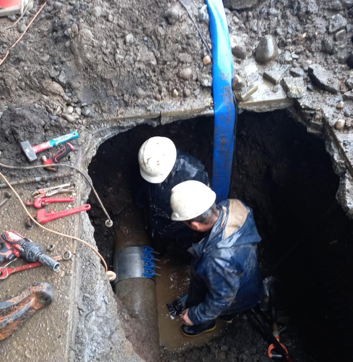 Más de 120 emergencias por roturas de tuberías se repararon sin…