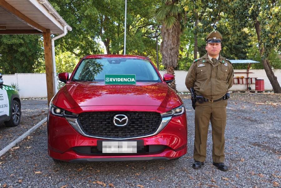 OS9 Ñuble recupera Mazda avaluado en $27 millones y detiene a hombre…