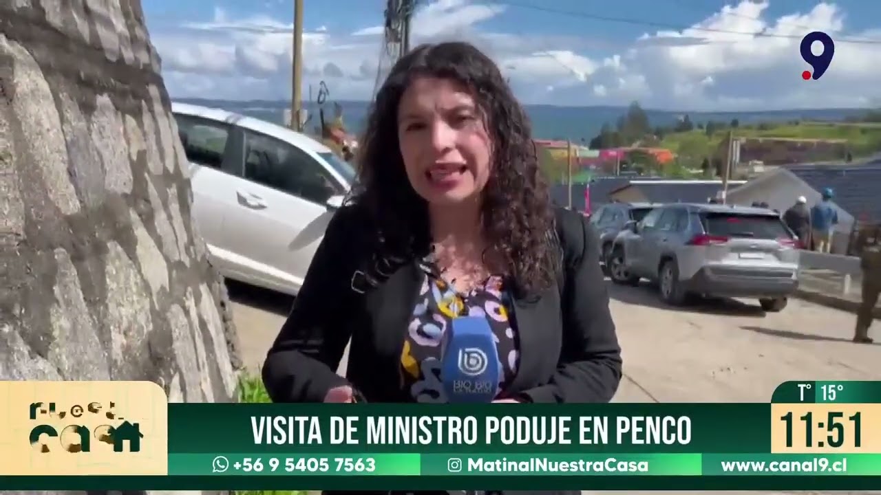 Ministro Poduje en Penco: Realiza balance para la comuna
