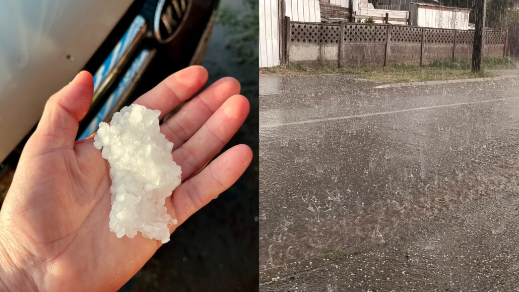 Fuertes lluvias y granizos de gran tamaño sorprenden a Los Ángeles…