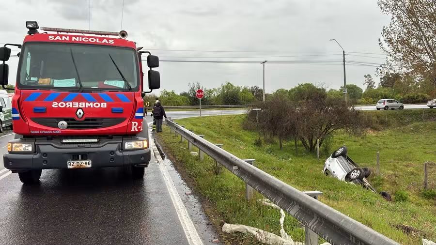 HOY EN SAN NICOLÁS ⛔️ACCIDENTE VEHICULAR EN RUTA N-532 DEJA A UNA…