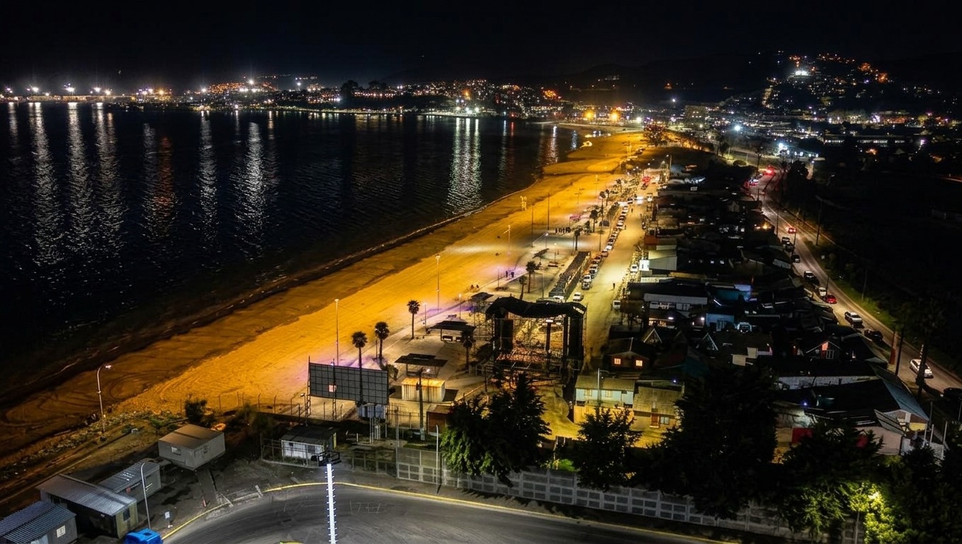 “Plan Costa Activa” enciende iluminación nocturna en Playa Negra de…