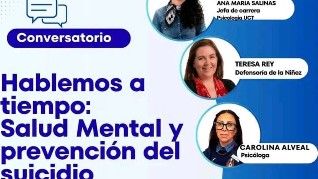 TEMUCO ORGANIZA CONVERSATORIO ABIERTO SOBRE SALUD MENTAL Y…