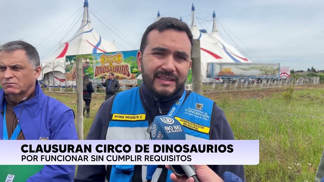 Concepción: clausuran Circo de Dinosaurios por falta de permisos y…