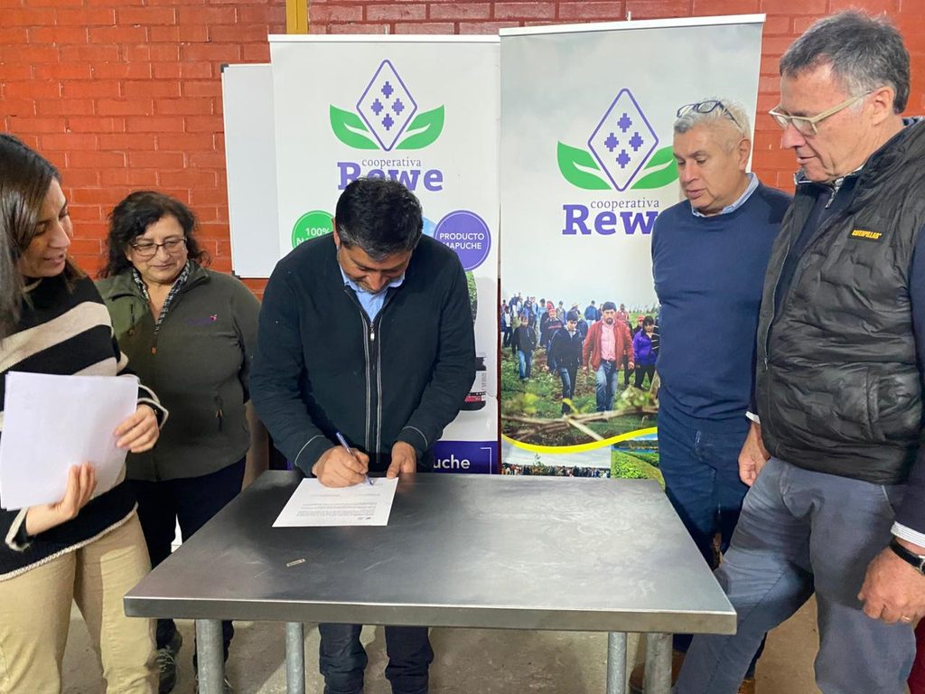 COOPERATIVA REWE DE CHOLCHOL Y VITAFOODS FIRMAN ALIANZA ESTRATÉGICA…