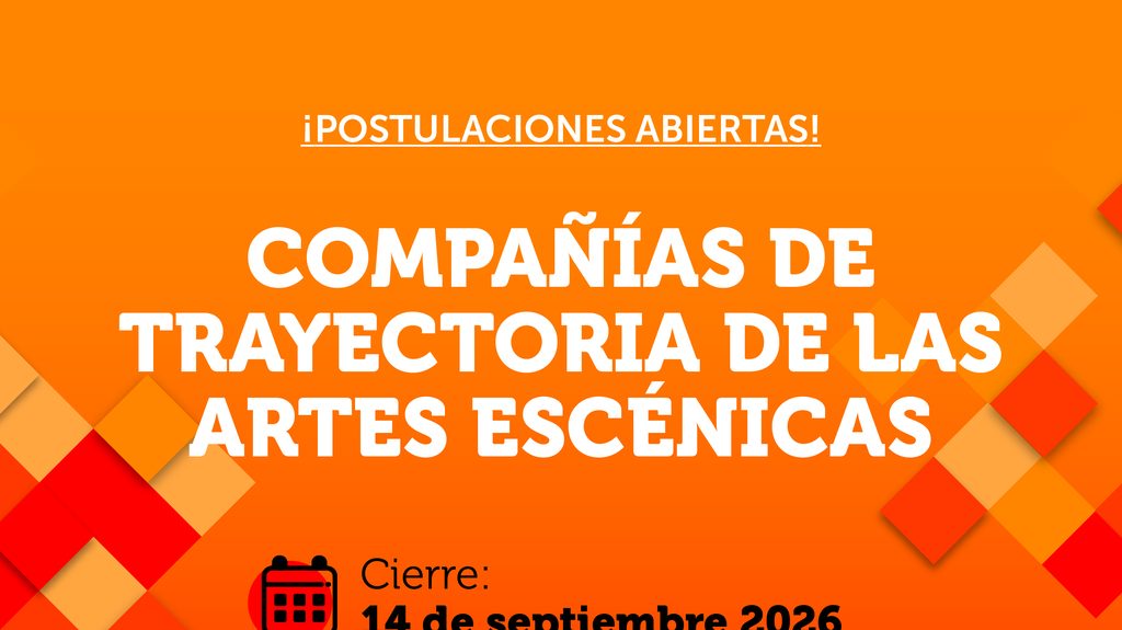 CONVOCATORIA 2026 PARA COMPAÑÍAS DE TRAYECTORIA EN ARTES ESCÉNICAS…