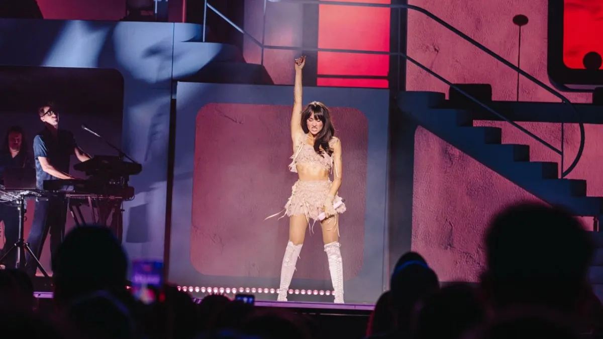 Aitana tuvo un repleto show en su regreso a Santiago