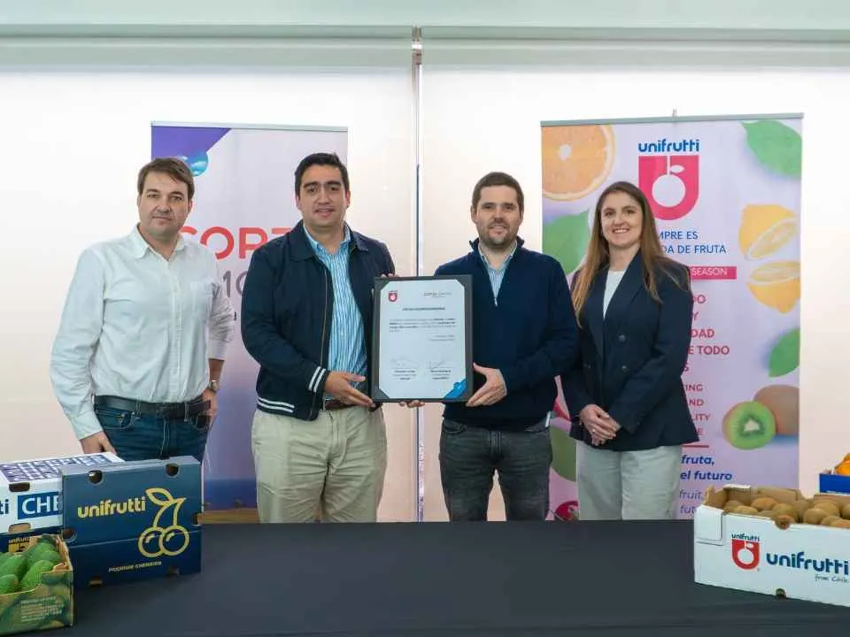 Unifrutti firma acuerdo con Copec EMOAC para abastecer sus…
