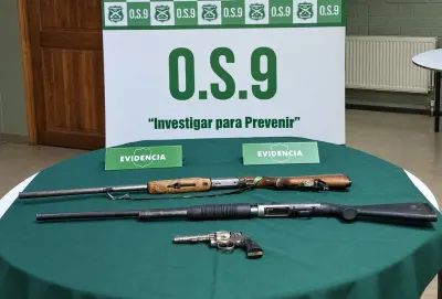 DETENIDO EN ERCILLA TRAS EXHIBIR ARMAS EN REDES SOCIALES DURANTE UN…