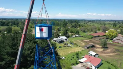 MOP instala torre y estanque de agua potable en sector rural de Los…