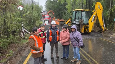 MOP AVANZA EN LA CONSTRUCCIÓN DE UN PUENTE PROVISORIO EN SEGUNDA…