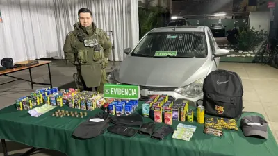Violento asalto en servicentro de Santa Bárbara deja cinco detenidos