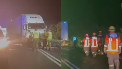 Colisión frontal de alta energía entre automóvil y camión deja dos…