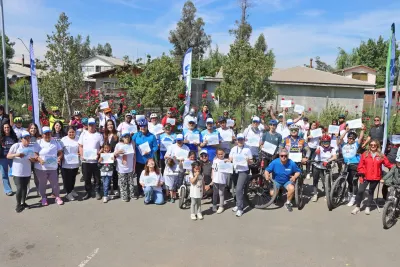 Familias disfrutaron de la cicletada de Angostura 2026